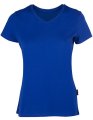 Dames T-shirt V HRM Luxury V-Neck Tees Royal Blue